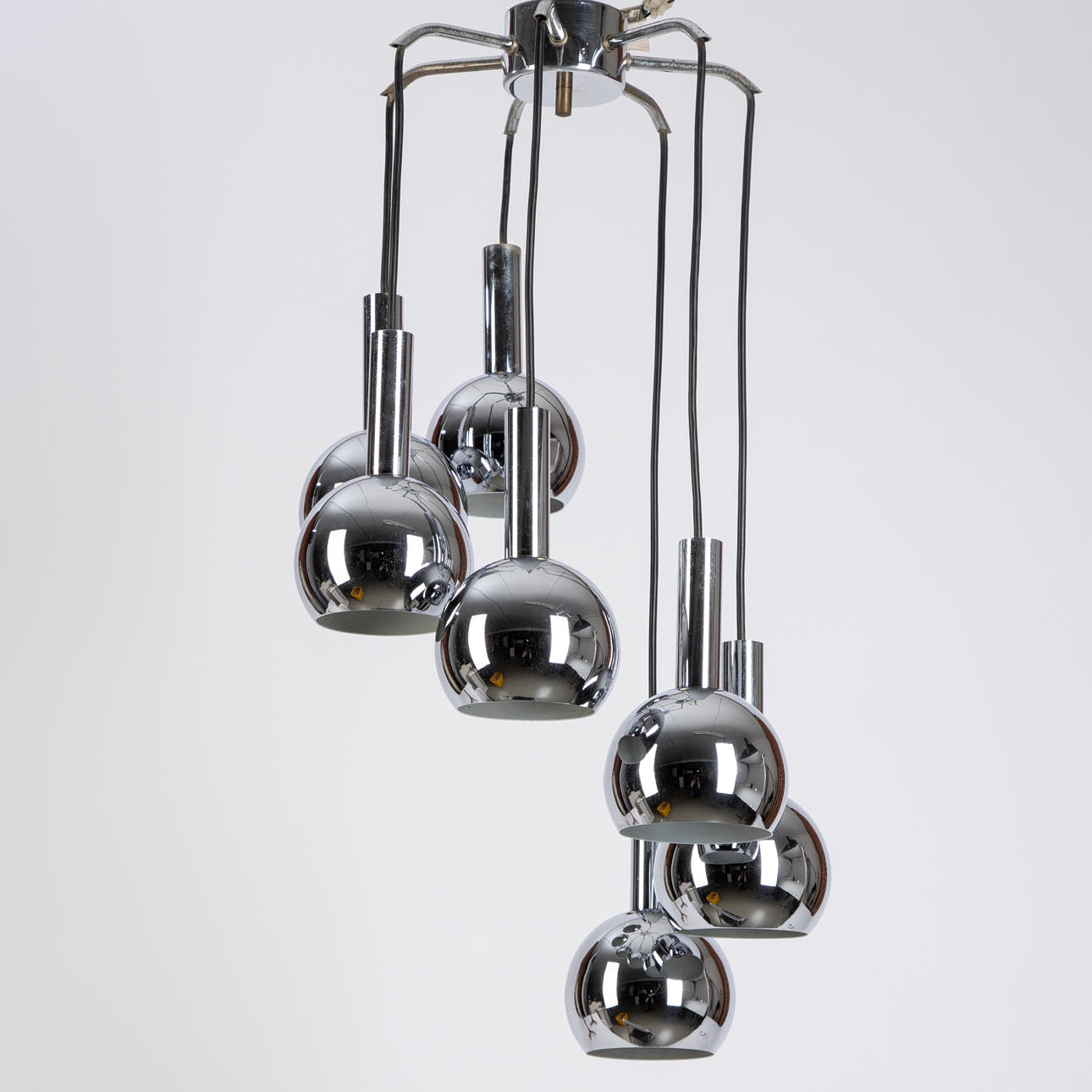 Richard Essig, cascade lamps, Germany, 1970s.