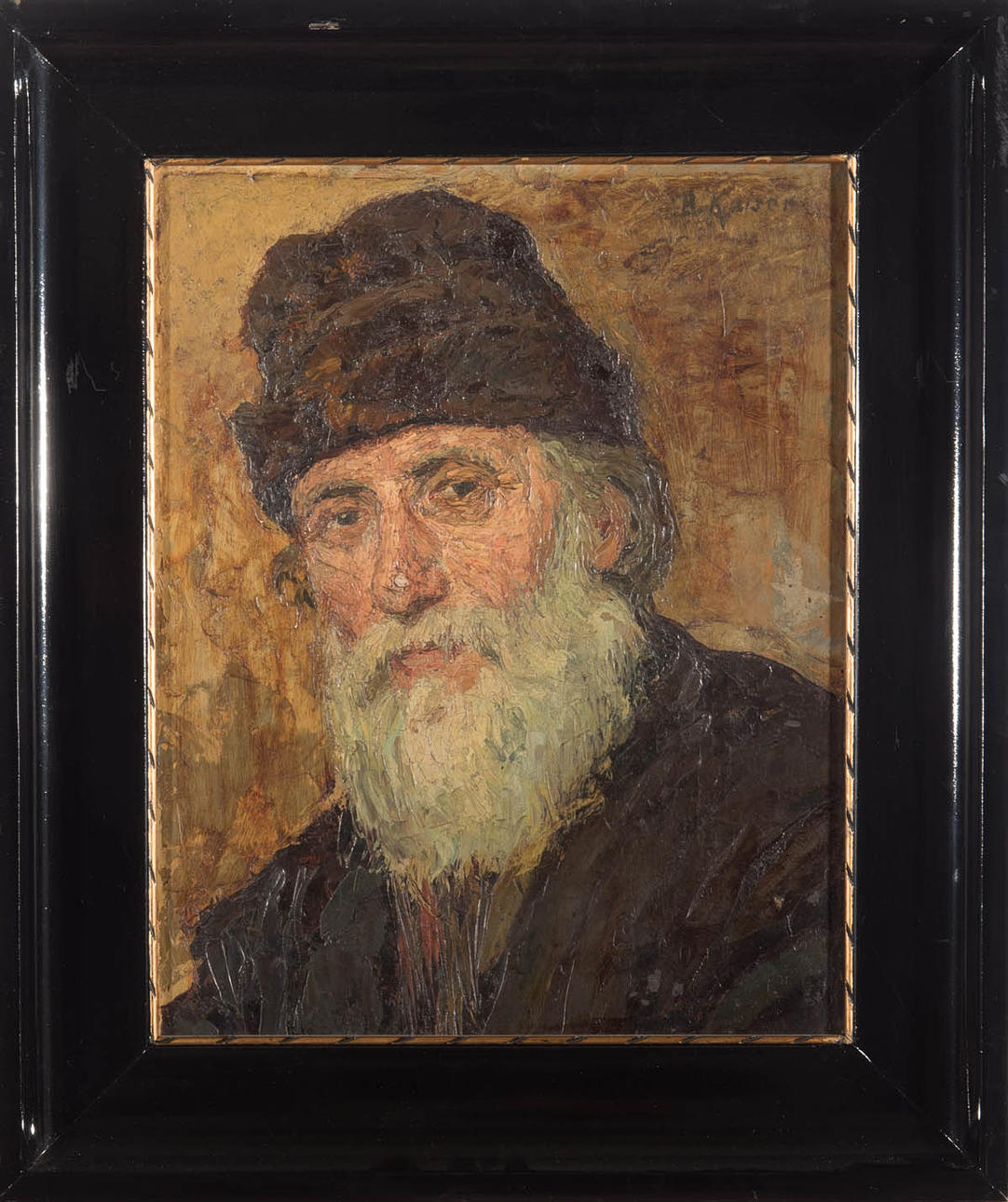 R. KAISER. PORTRÄTT AV EN GAMMAL MAN.