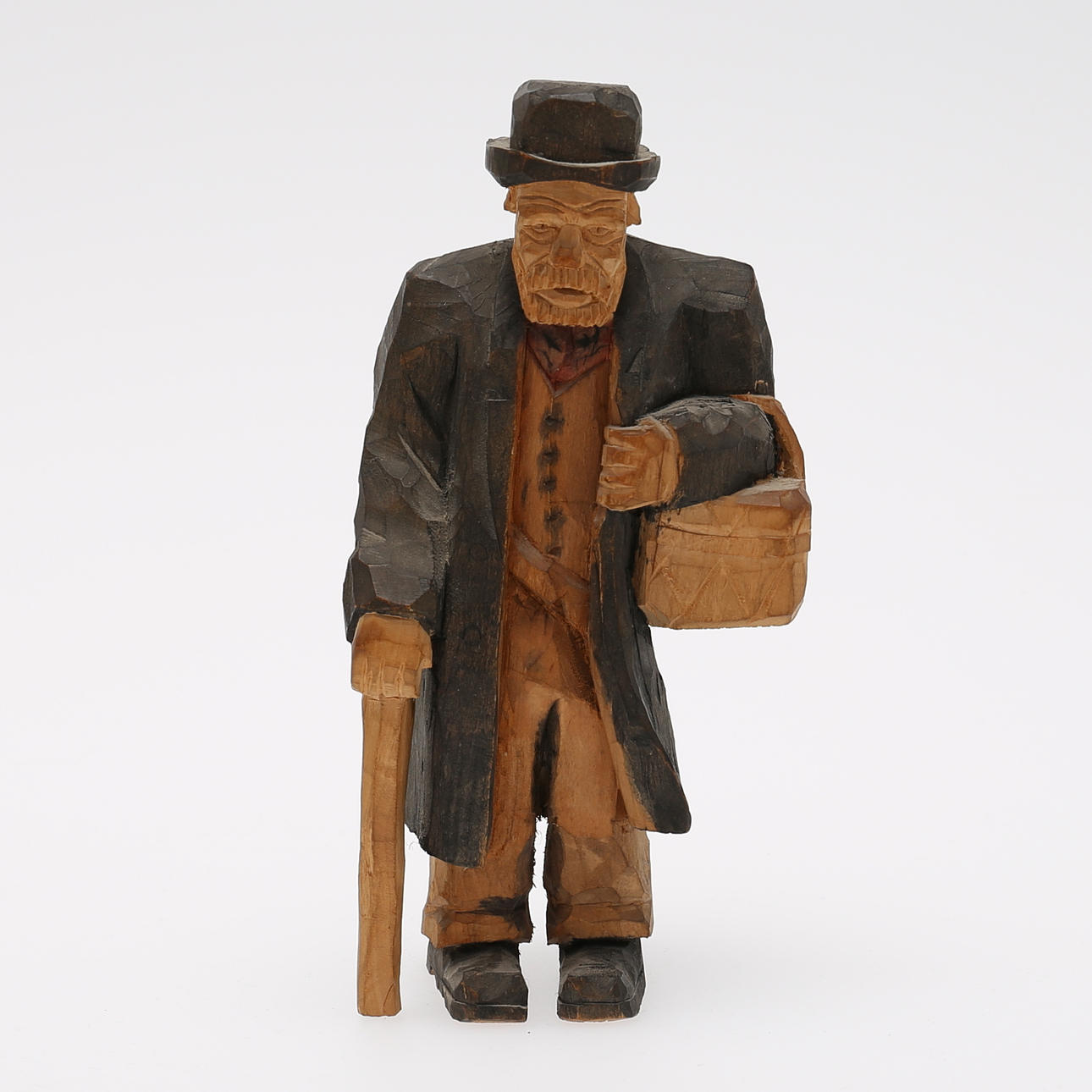 HILMER JOHANSSON. Skulptur, Johan Pål, snidat trä, signerad.