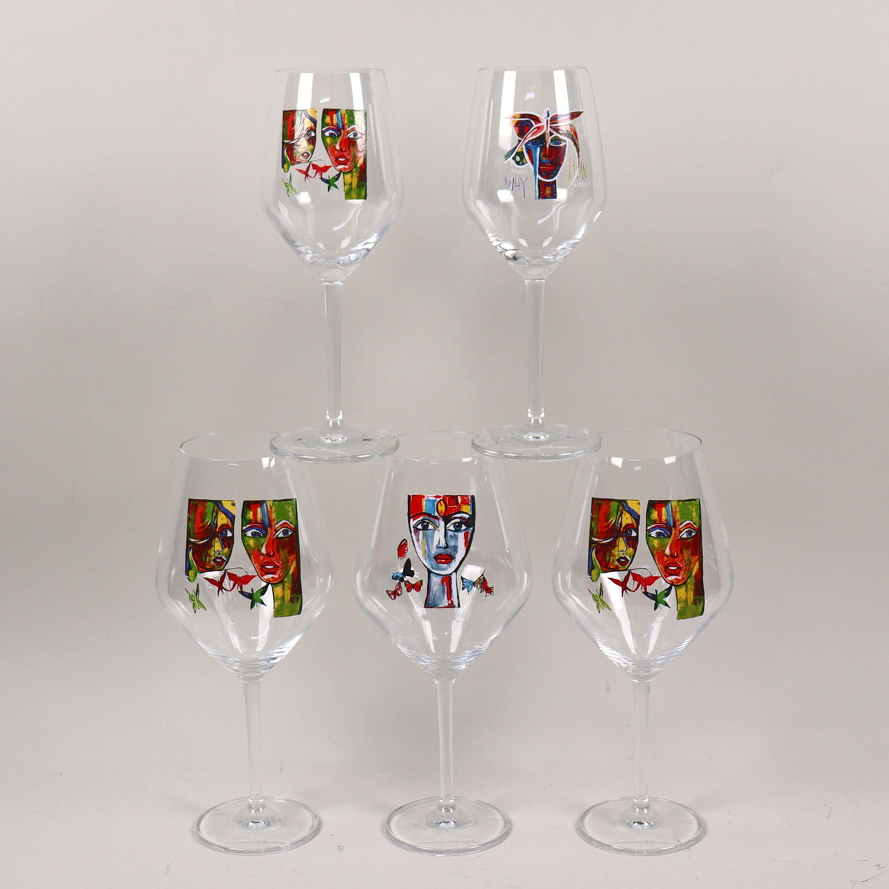 WINE GLASSES, Carolina Gynning, 5pcs.