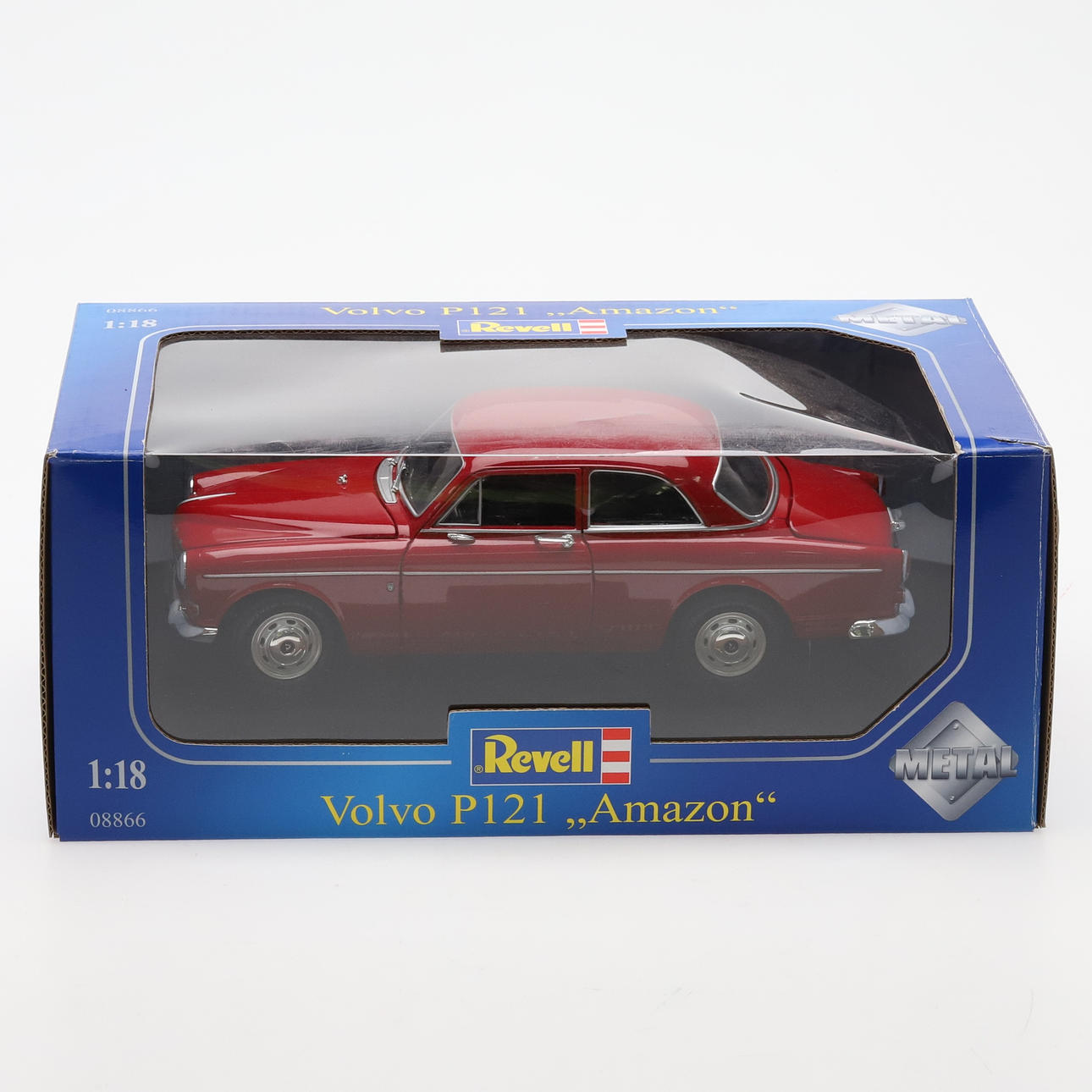 絶版　レベル 1/18 ★ ボルボ P121 アマゾン レッド MODEL CAR, Volvo P121 Amazon, Revell, 1:18 scale. Toys - Model