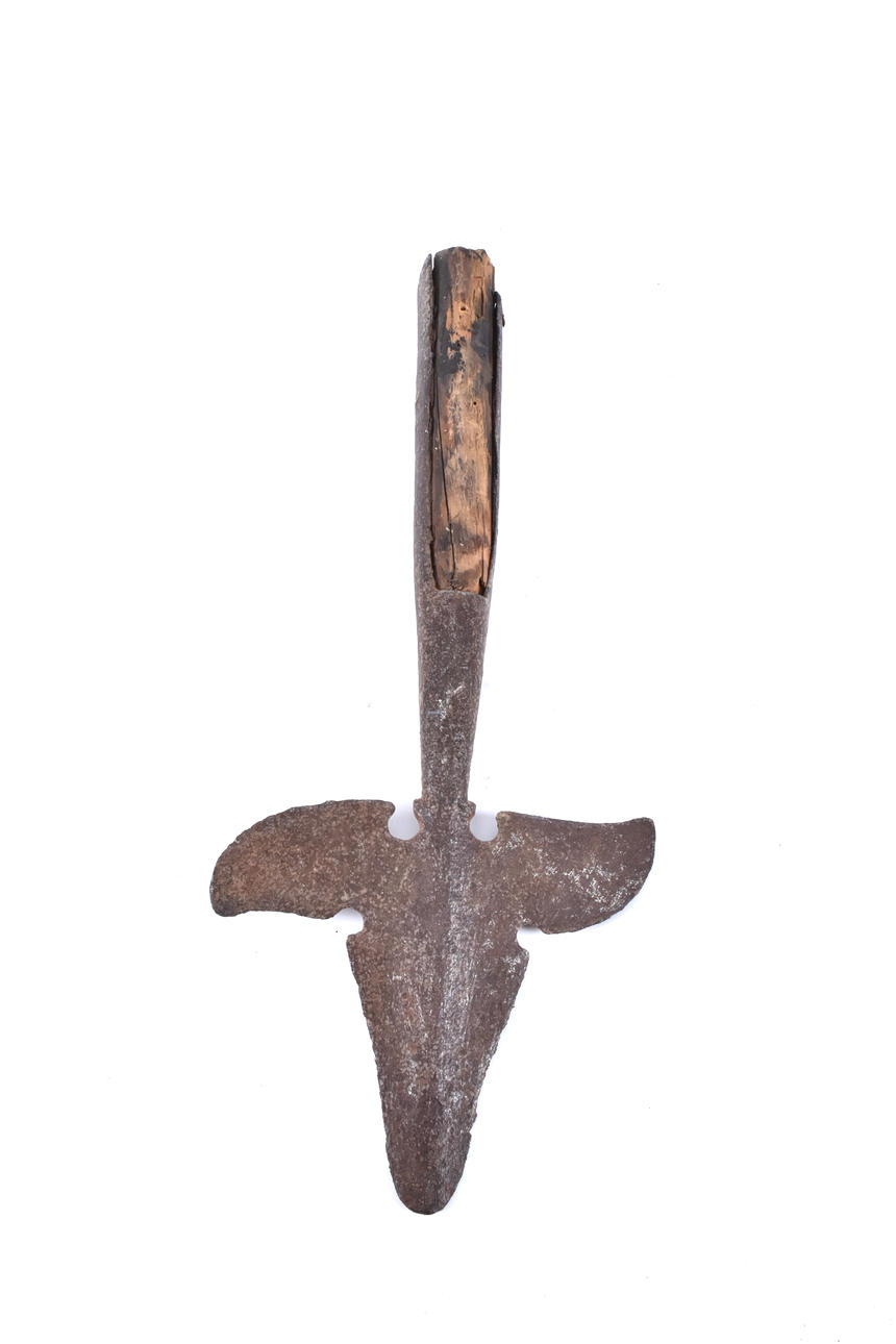 HILLEBARD, forging, probably 14th-16th century.