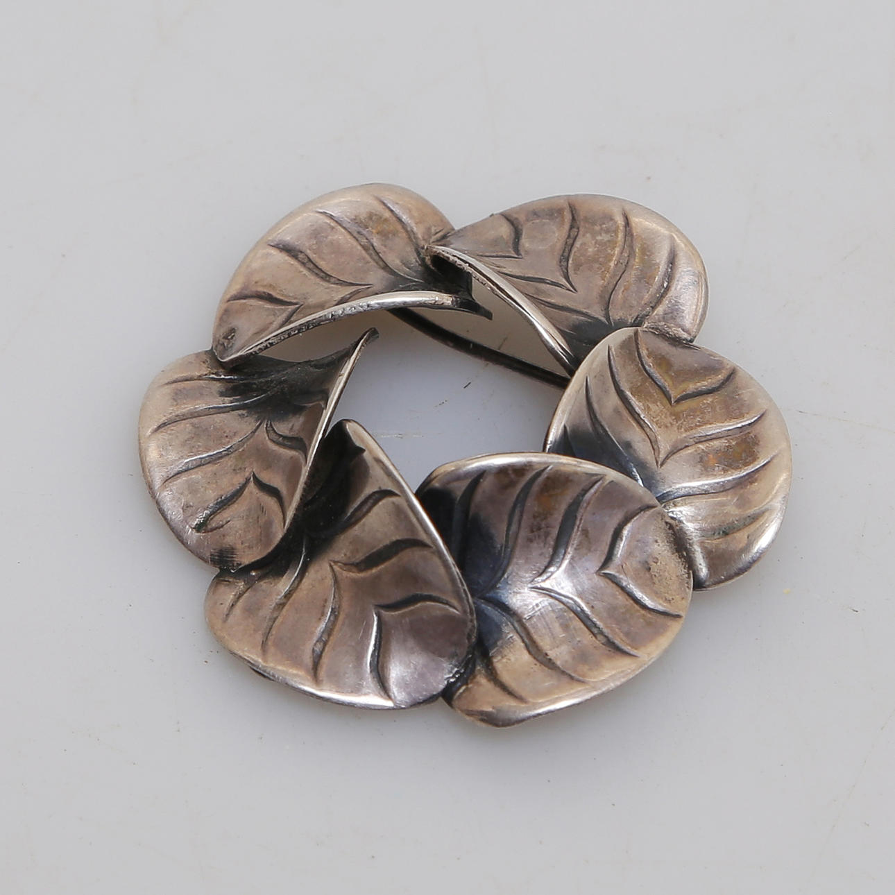 SILVER BROOCH, BY ERICSSON HELSINGBORG.