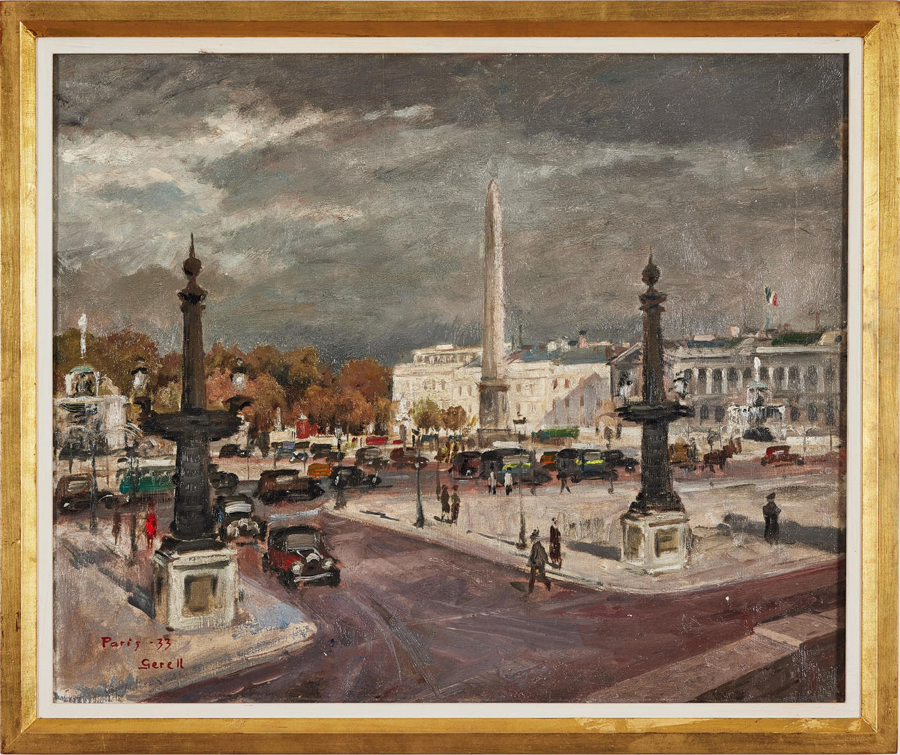 GRETA GERELL. Place de la Concorde.