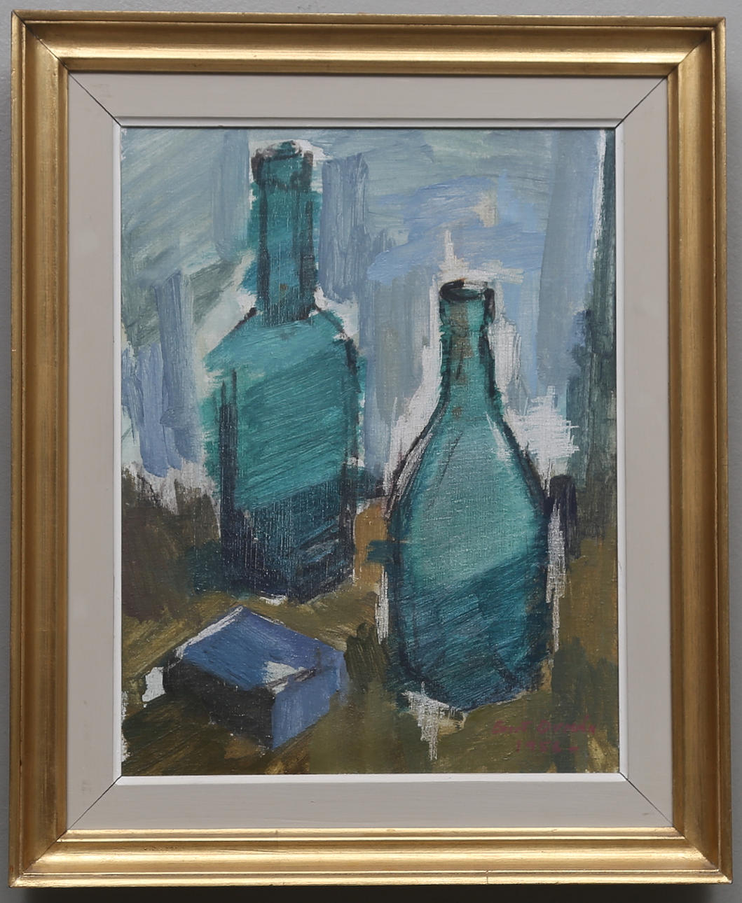 EVERT DUHAN. Olja på duk, signerad och daterad 1956.