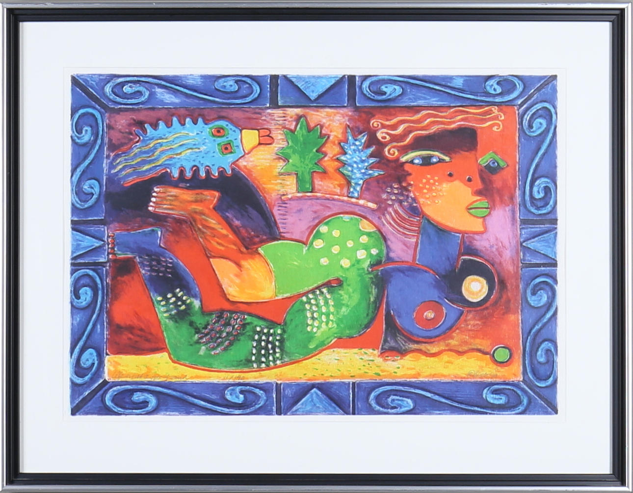 CLEMENS BRIELS. färglitografi, signerad och numrerad 11/190.