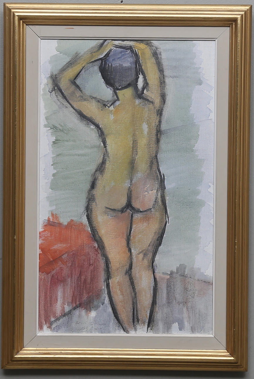 EVERT DUHAN. Olja på duk, signerad och otydligt daterad.