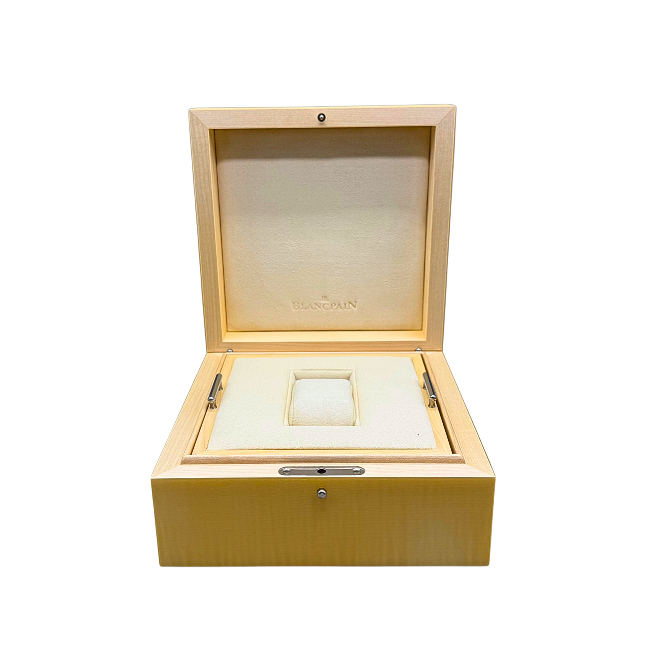 BLANCPAIN WATCH BOX, ORIGINAL, YELLOW-BEIGE.