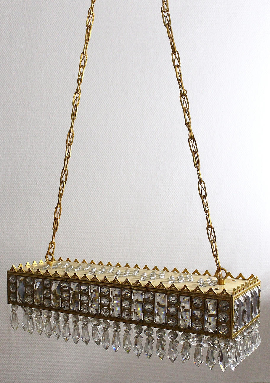 LAMPE, prisme, messing.