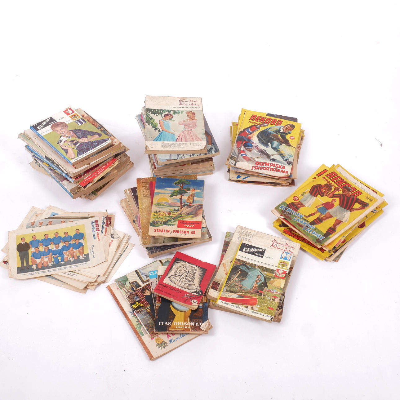 MAIL ORDER CATALOGUES AND RECORD MAGAZINES, 1950/60'S.