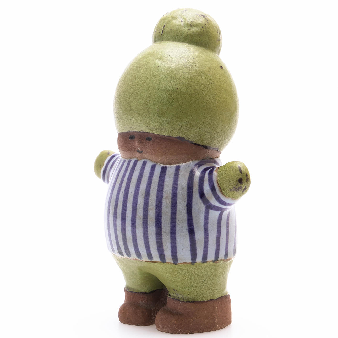 LISA LARSON. “Donald”, figurine, partly glazed, monogram signed LL, Gustavsberg.