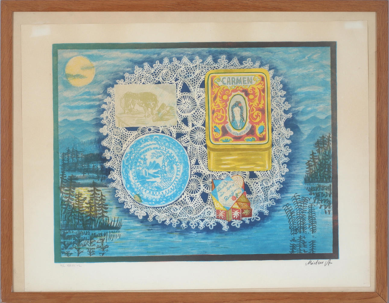 MÅRTEN ANDERSSON. “Carmen”, lithograph, signed and numbered HC XXVII-L.