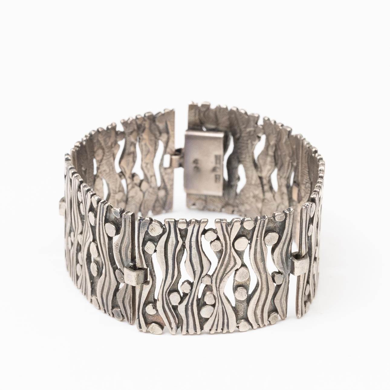 A silver bracelet, Klintz, 1970s.