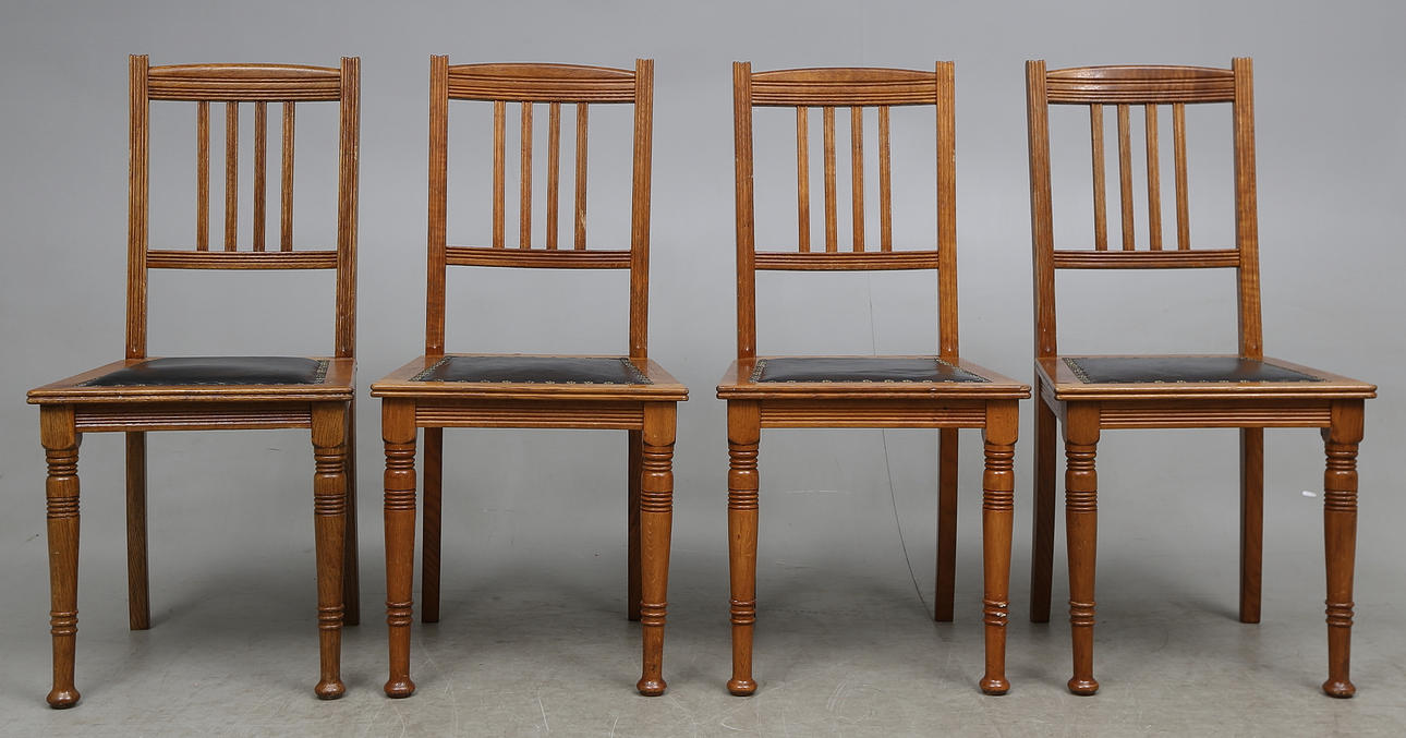 STOLAR, 4 st, omkring 1900.