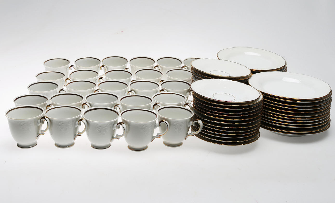 KAFFESERVIS, 77 delar, porslin, Zeh Scherzer, Bavaria, Tyskland, 1900-talets mitt.