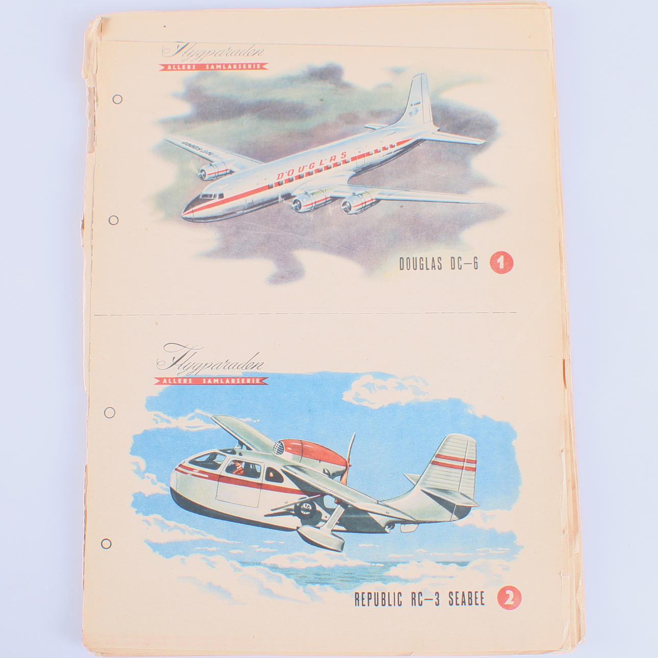 BLAD, 30 st. "Den stora flygparaden", 1940/50-tal.