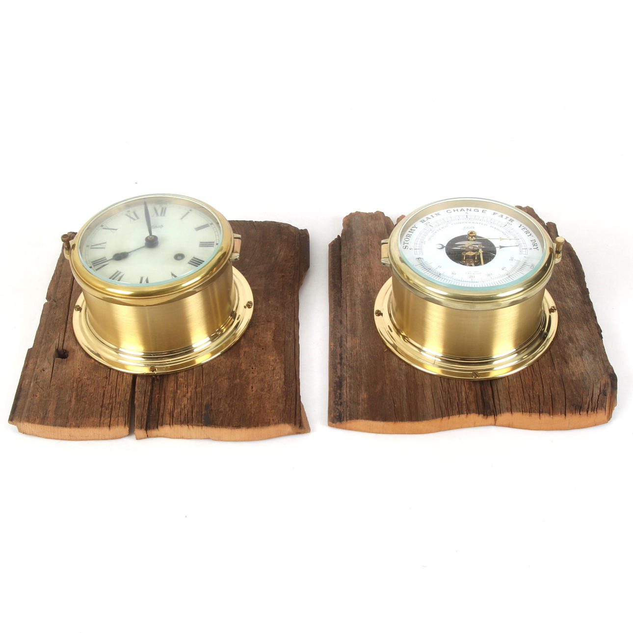 A two piece ship watch and barometer, Schatz Germany, 20th century.