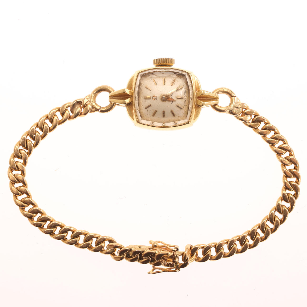 NAISTEN RANNEKELLO, 18 k kultaa, Omega.