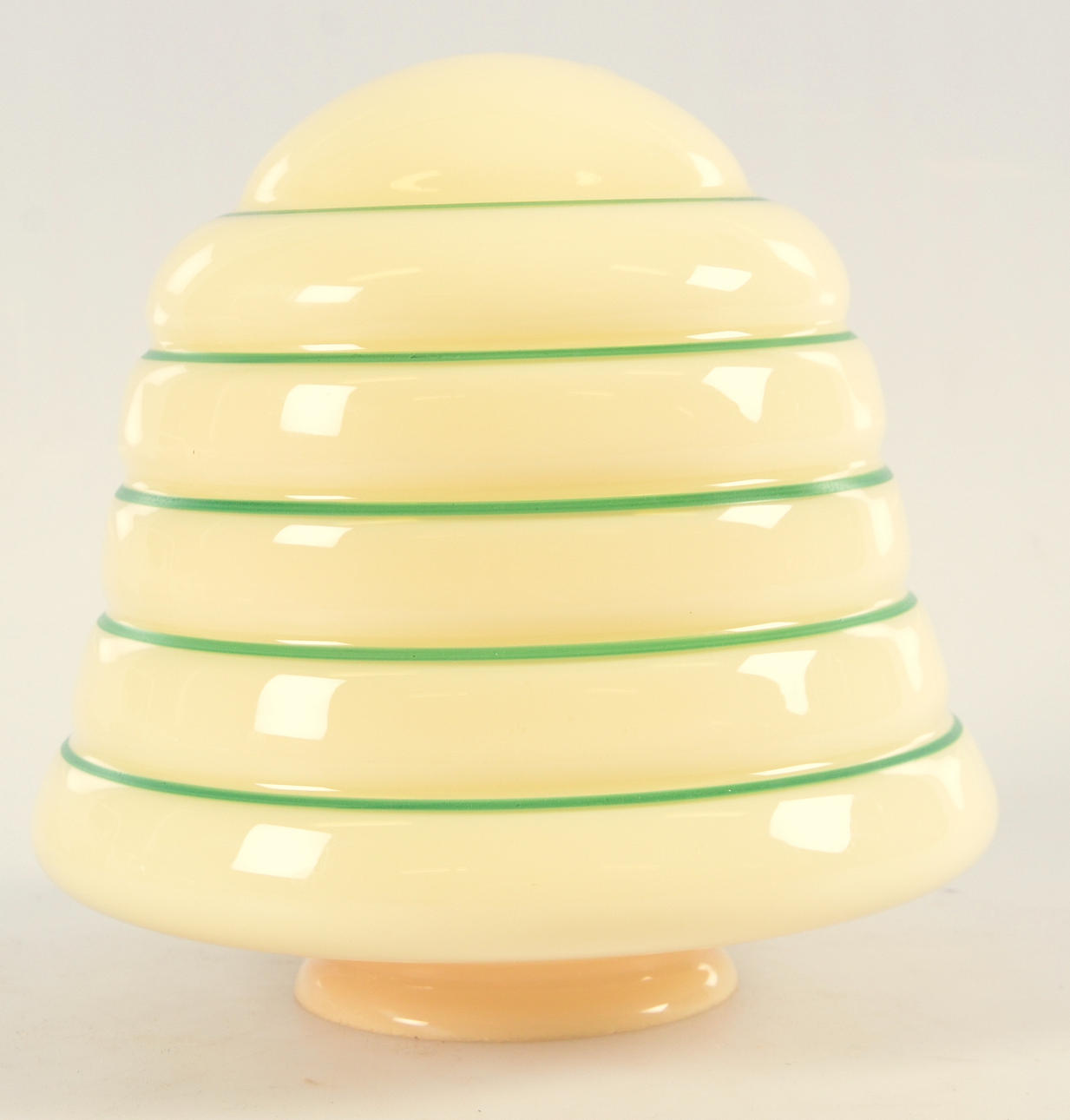 LAMPKUPA, glas, 1930/40-tal.