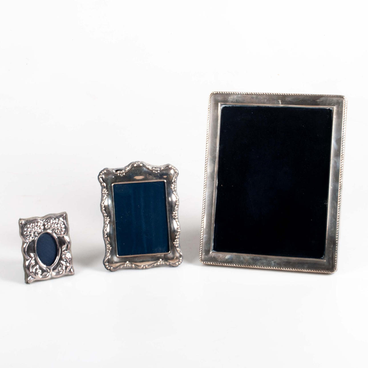 PHOTO FRAMES, Silver, England, 3 pcs.