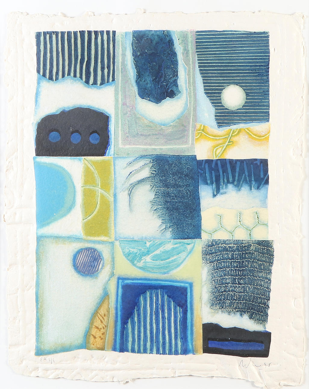 ALAIN SOUCASSE. Deep pressure, EA 2/4. Composition. Signed.