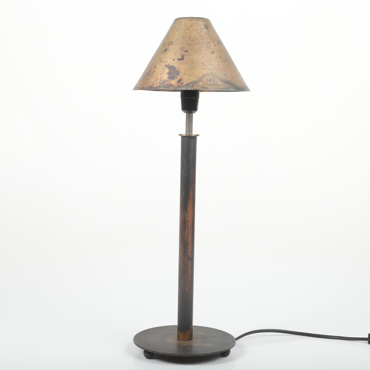 TABLE LAMP, “Provence”, patinated copper, Unique Interieur, Copenhagen.