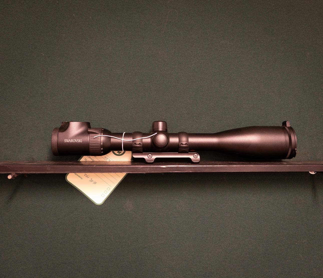 Swarovski 3-18x50P incl. Blaser mounting.