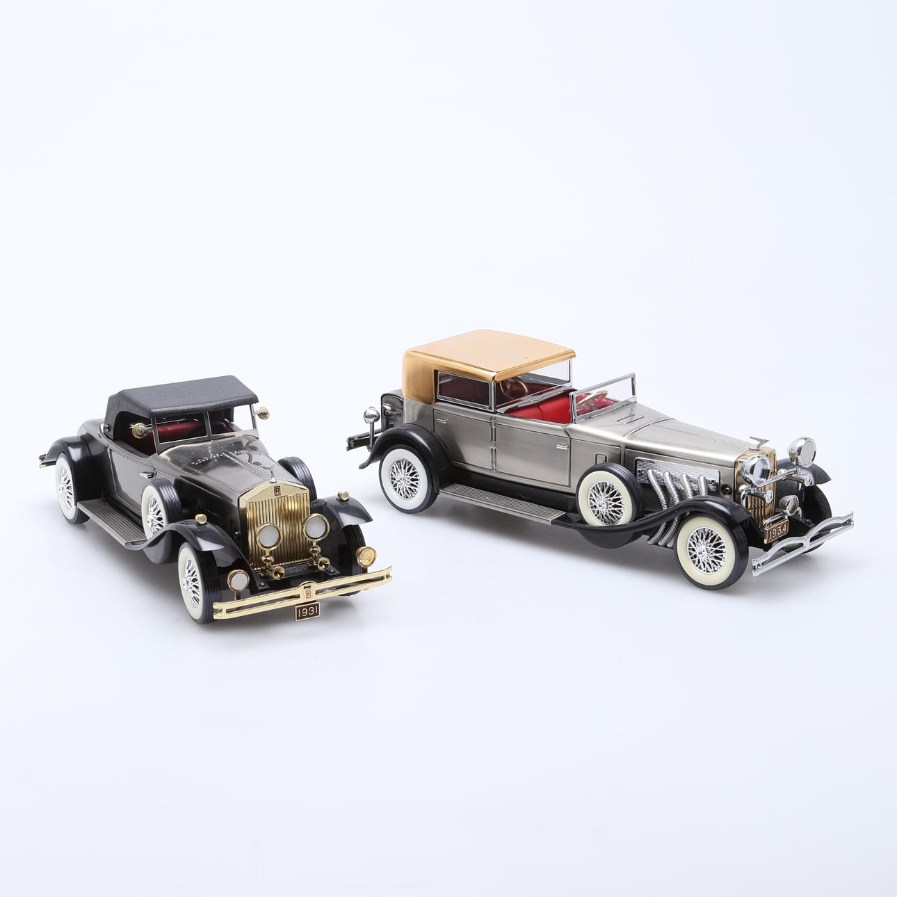 MODELLBILAR Rolls Royce & Dusenberg.