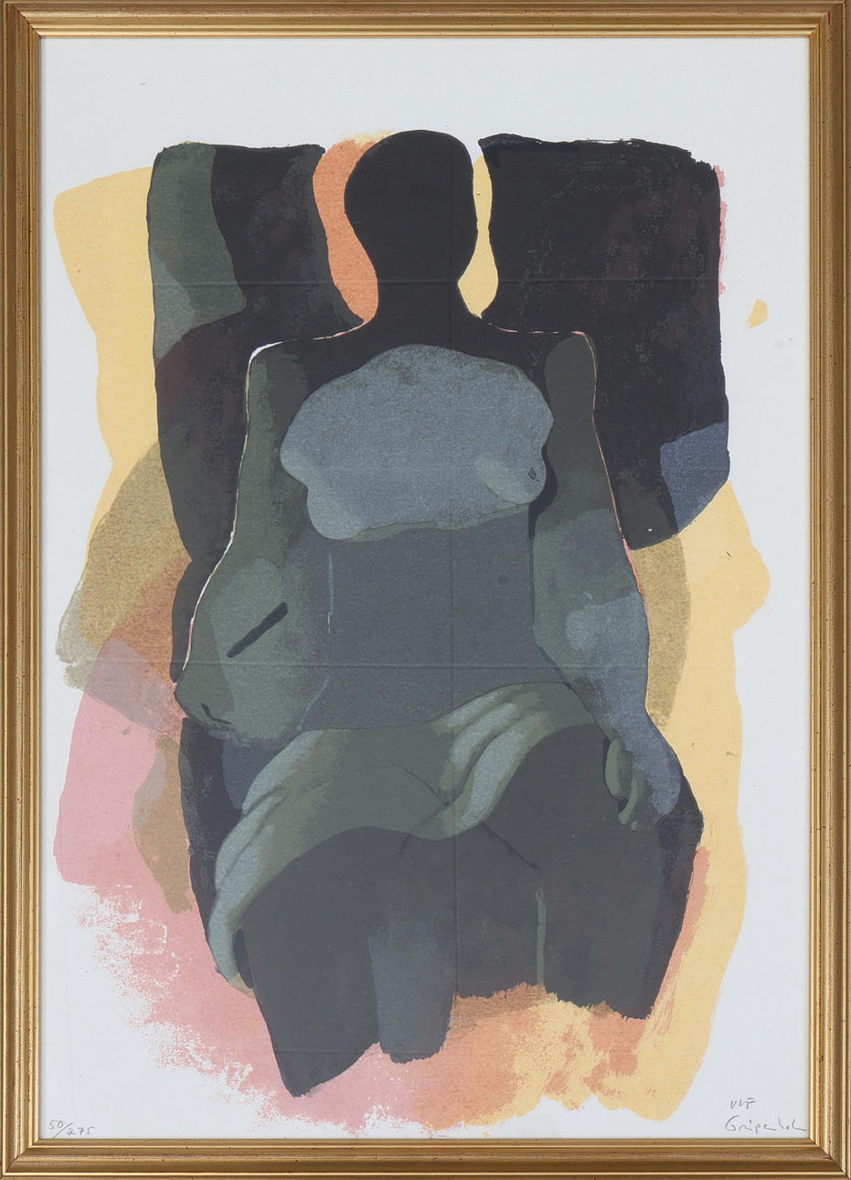 ULF GRIPENHOLM. Lithograph, figure composition, numbered 50/275, signed.
