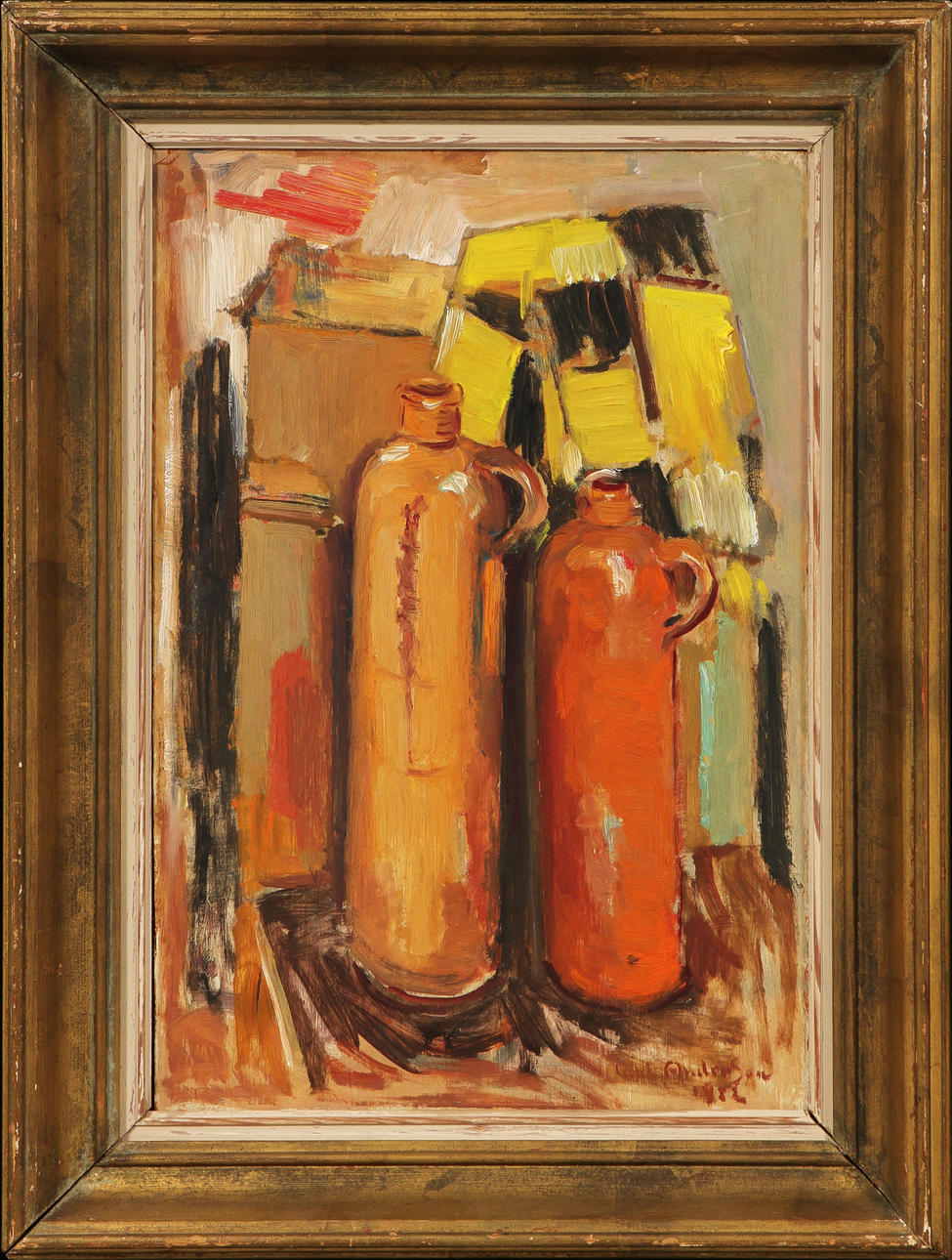 CARL ANDERSON. Stilleben, olja på duk, sign o daterad -32.