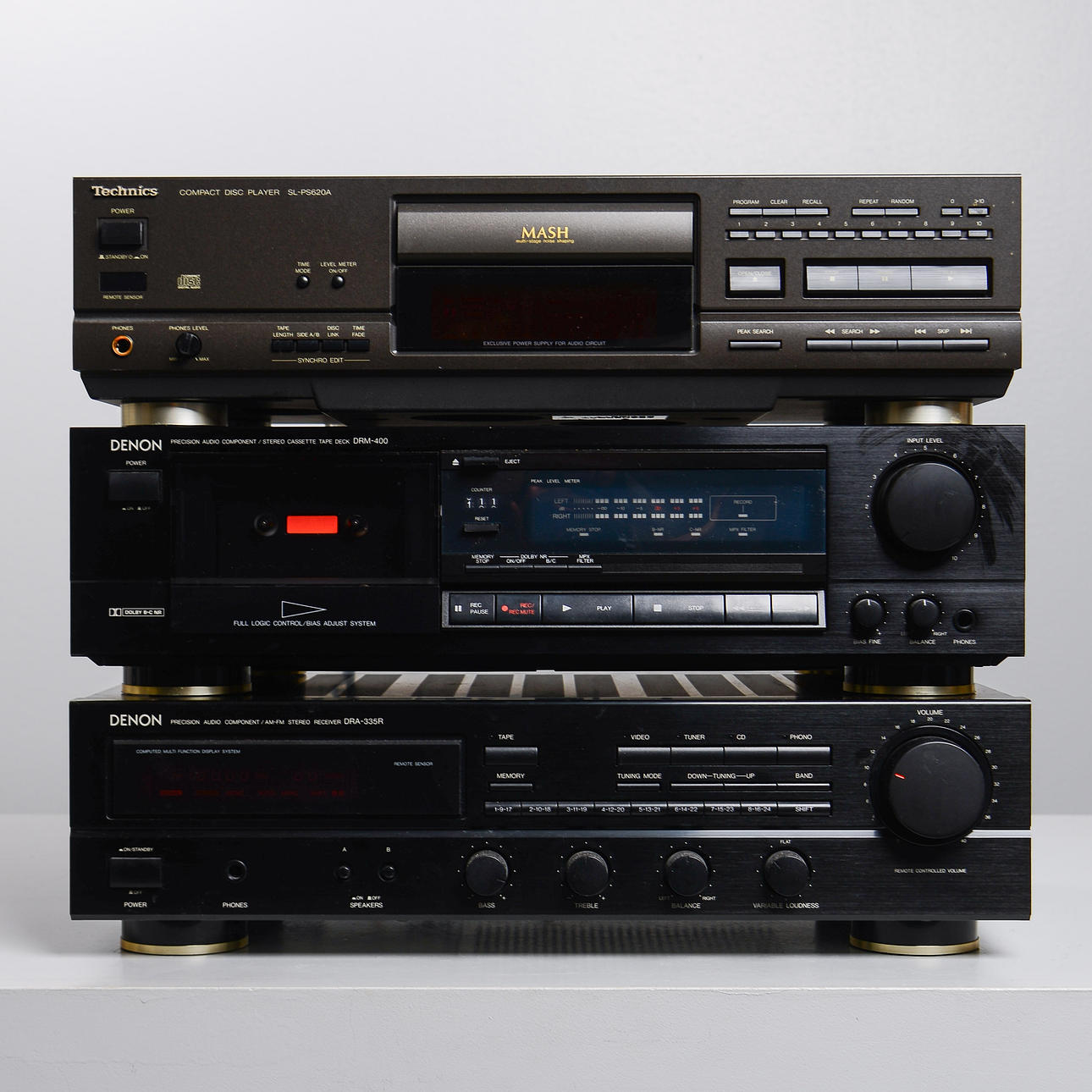 STEREO PARTS, Denon and Technics.