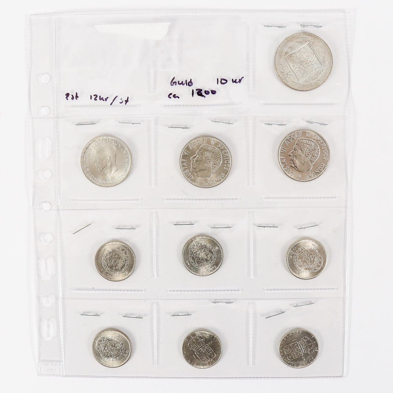 MØNT Svenske sølvmønter.