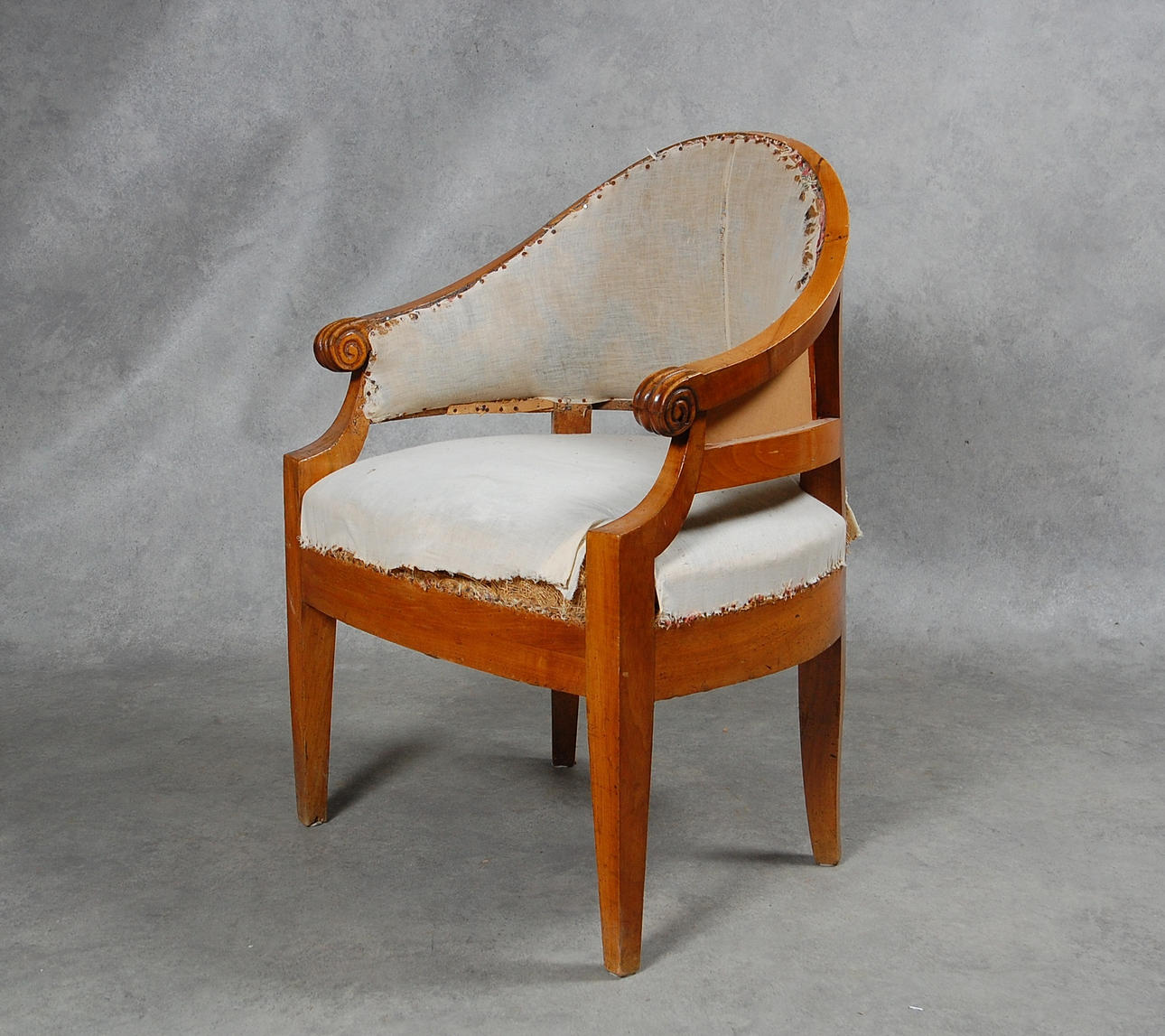 KARMSTOL, empire Danmark 1800-tal.