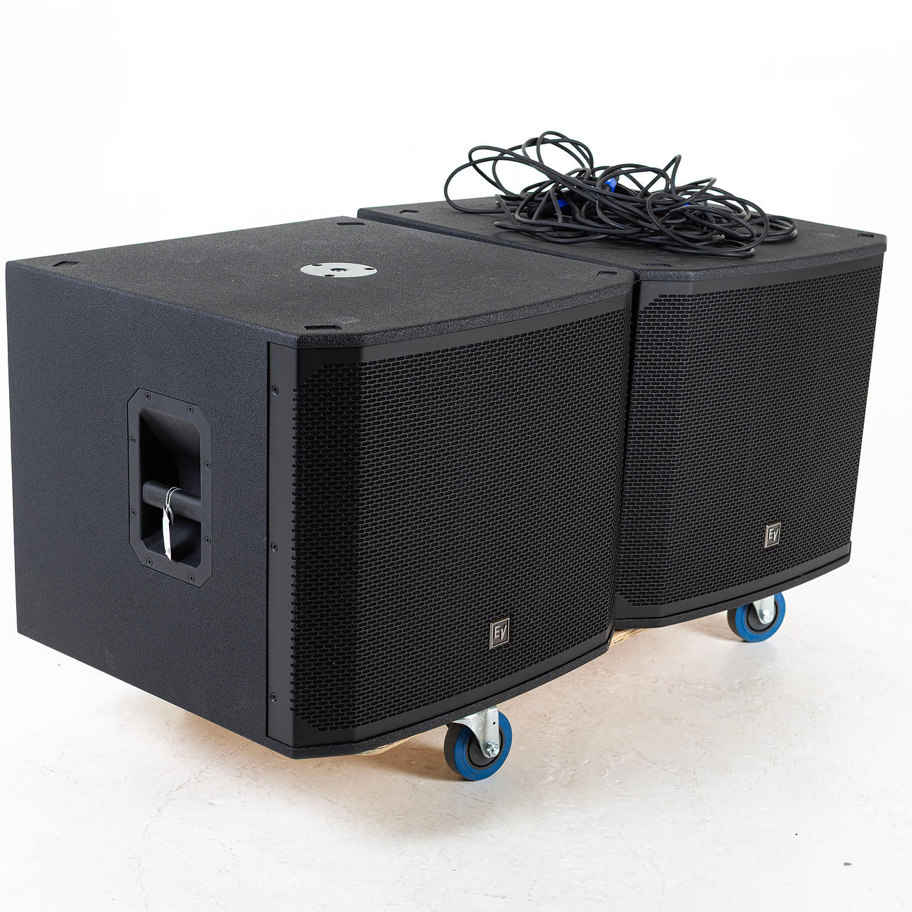 Subwoofers, one pair, 18", Electro-Voice EKX-18S.