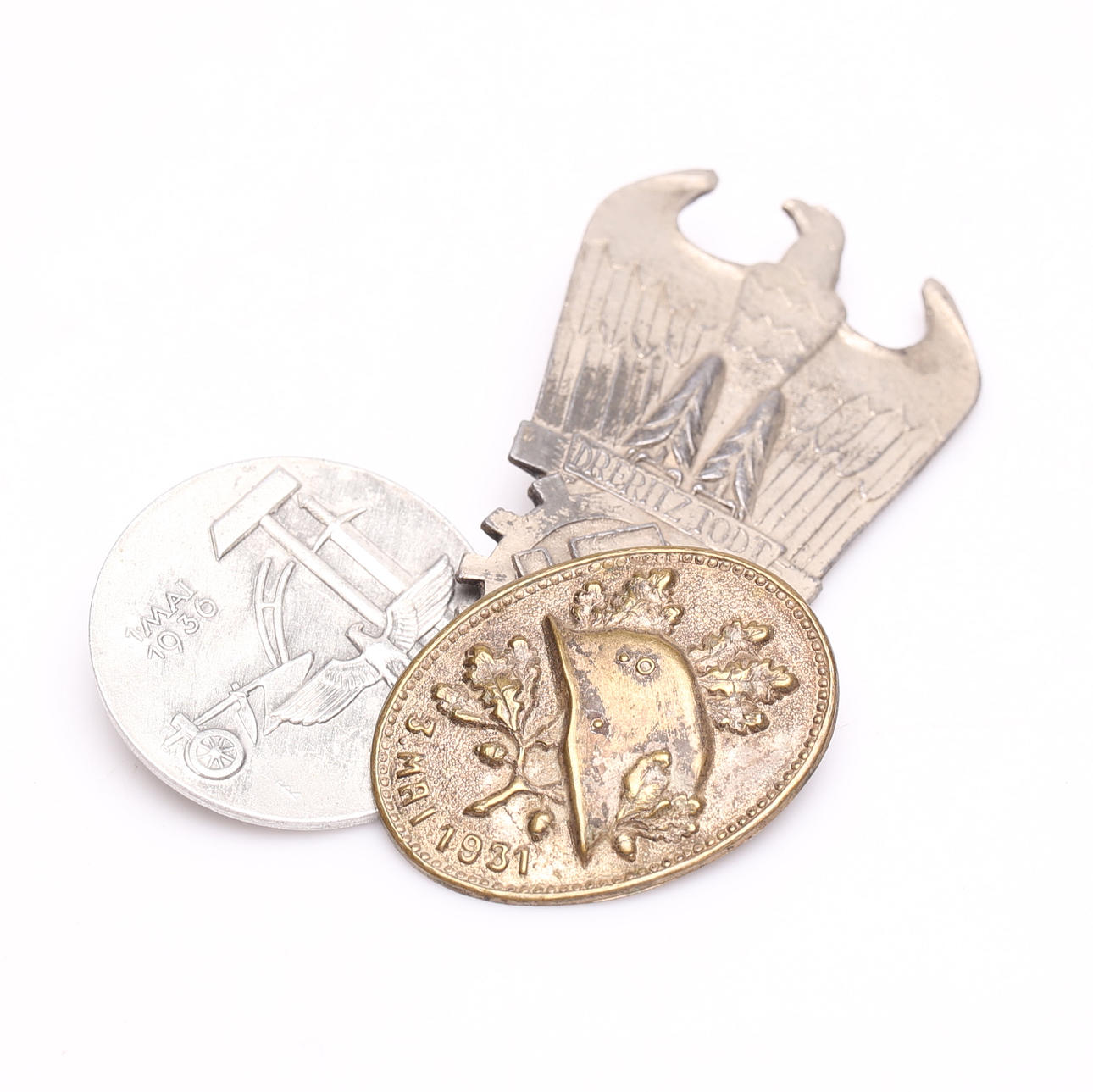 Three badges, Germany, 1930s/40s, inter alia Organization Todt.