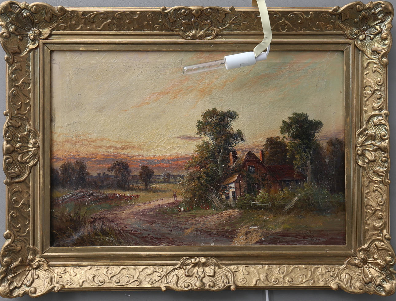 JOEL OWEN. olja på duk, signerad och daterad 1917.