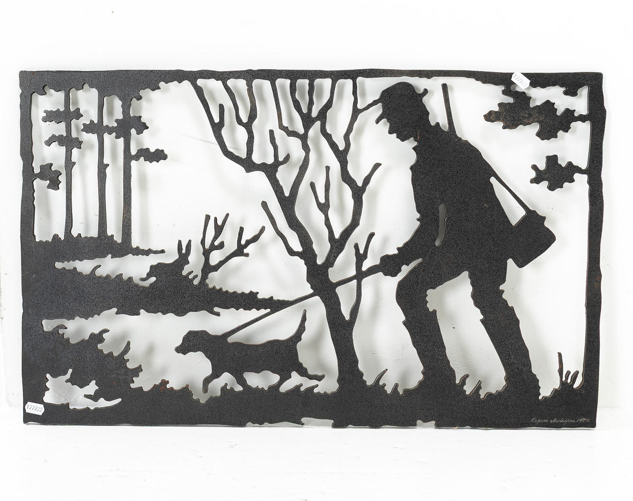 RAGNAR ANDERSSON. wrought art/wall relief, label.