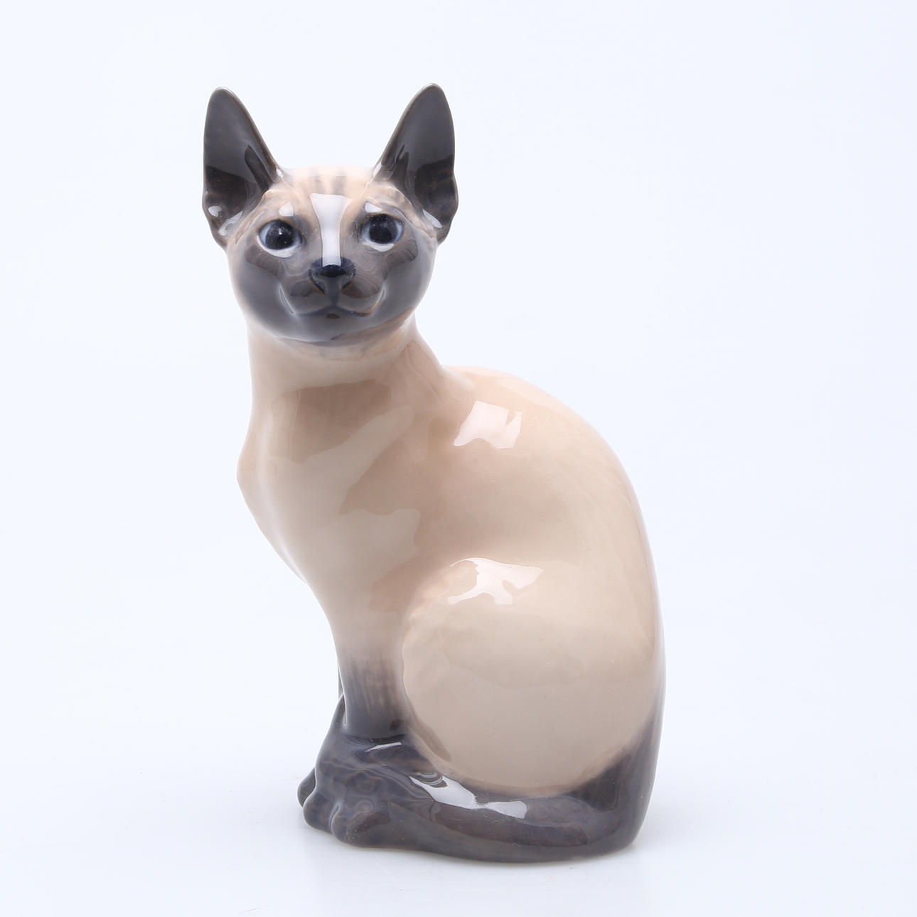 FIGURIN, porslin, siameskatt, Royal Copenhagen.