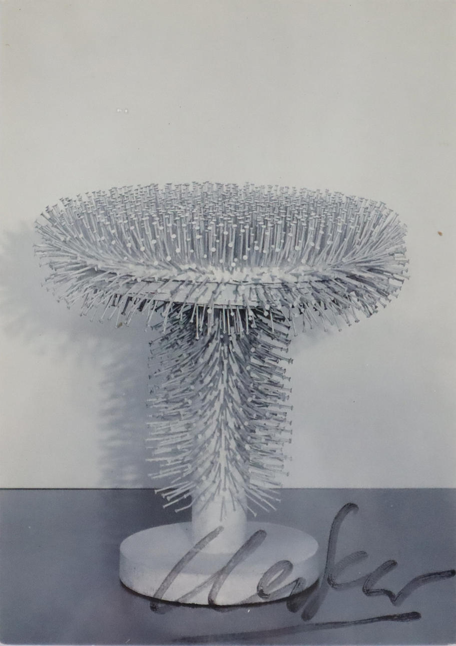 UECKER, GÜNTHER. - “Nailed Table (1964)”, Multiple.