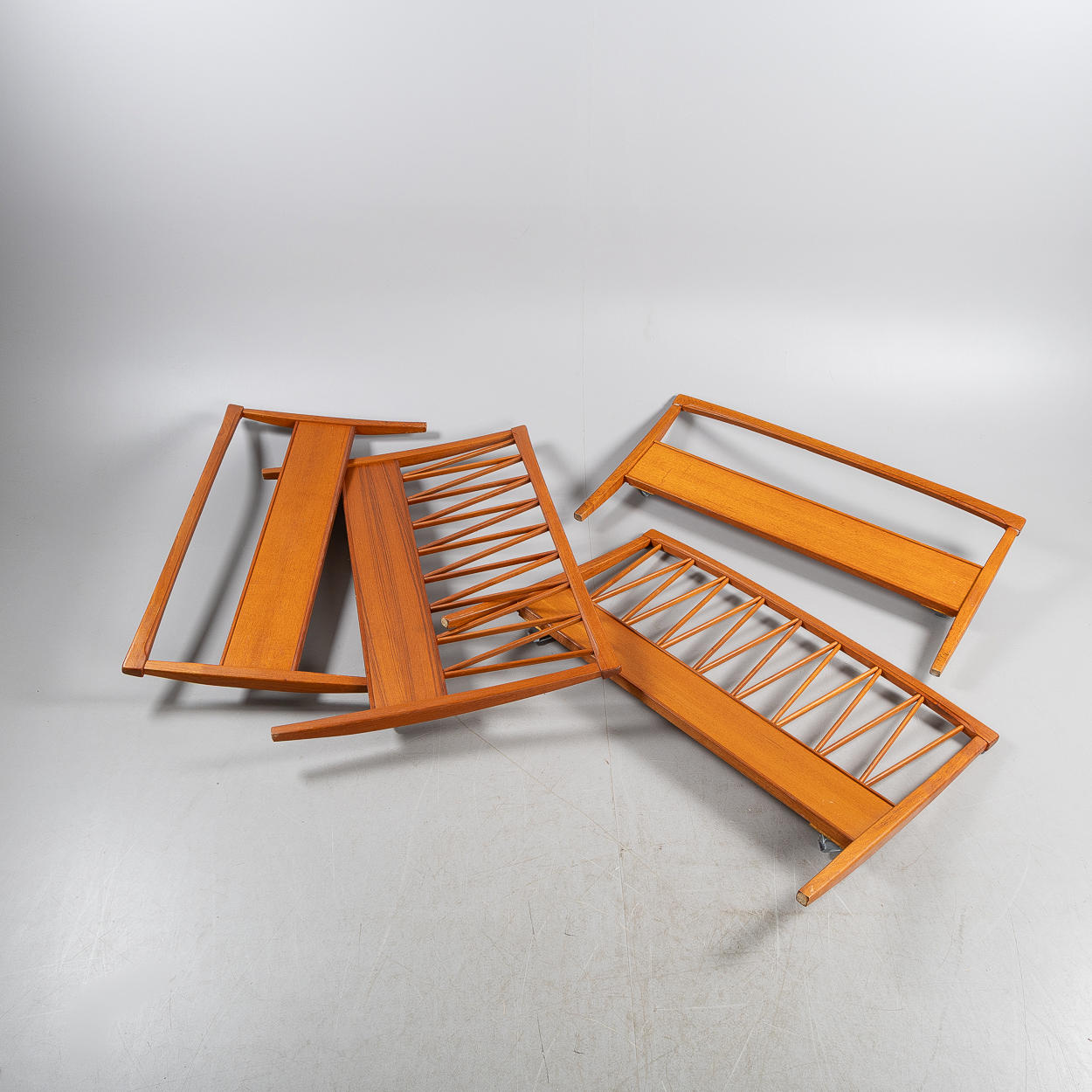 CARL MALMSTEN. Headboards, 2 pairs, Dux, Bra bohag.