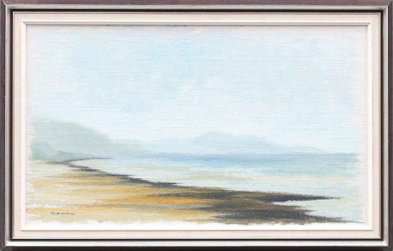 KARL-ARVID DAL. Strand, Skälderviken, olja på pannå, signerad K A Dal.