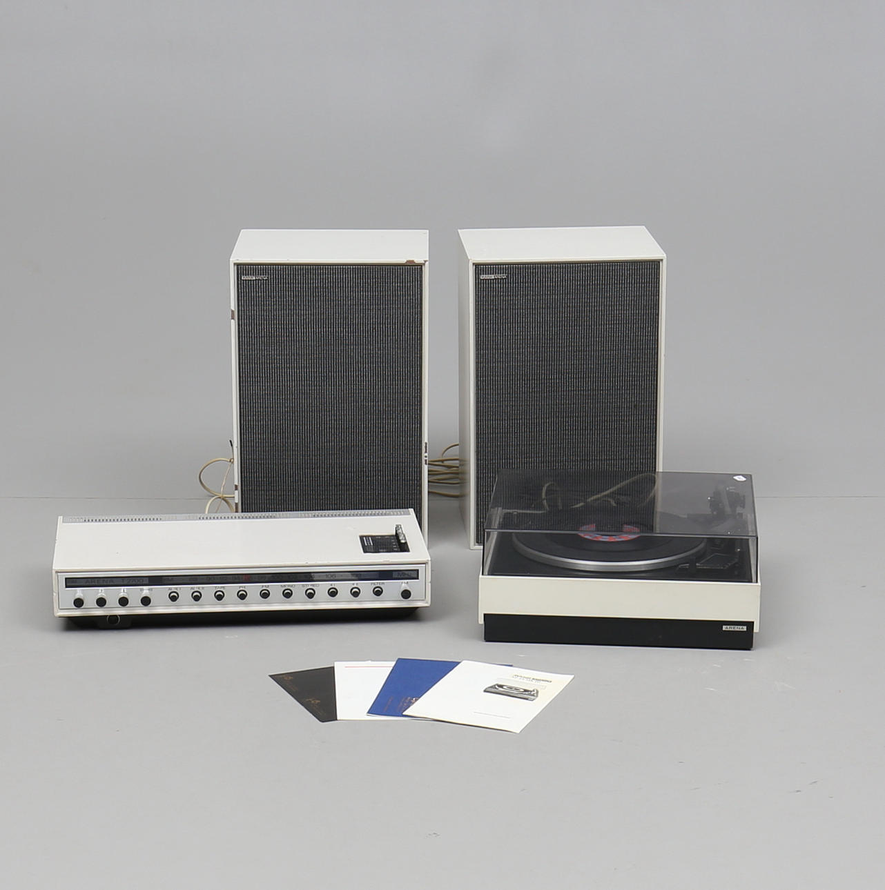 STEREOANLÄGGNING, 4 delar, Rank Arena, Danmark, 1900-talets andra hälft.