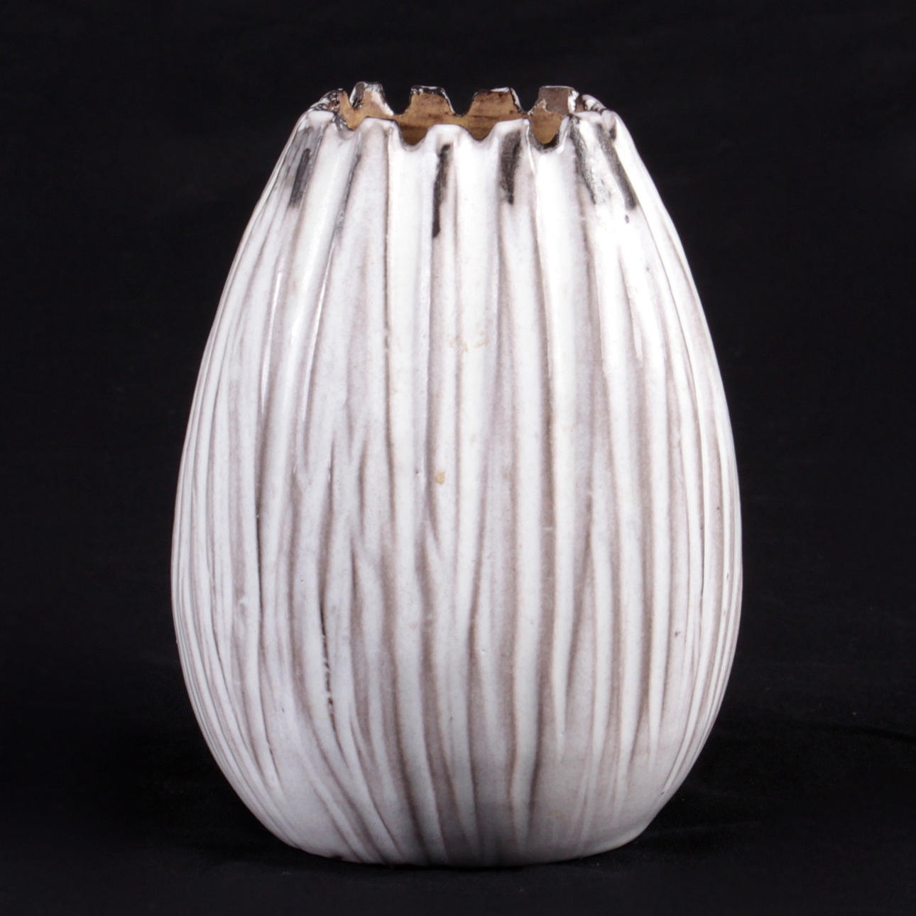 VAS, glaserad keramik, "Fungo", Vicke Lindstrand, Upsala Ekeby.