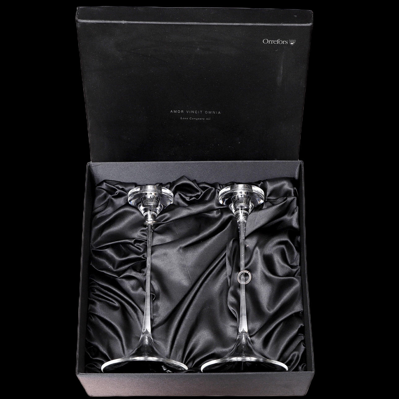 EFVA ATTLING. “Amor Vincit Omnia” Candlesticks 2000s (2pcs).