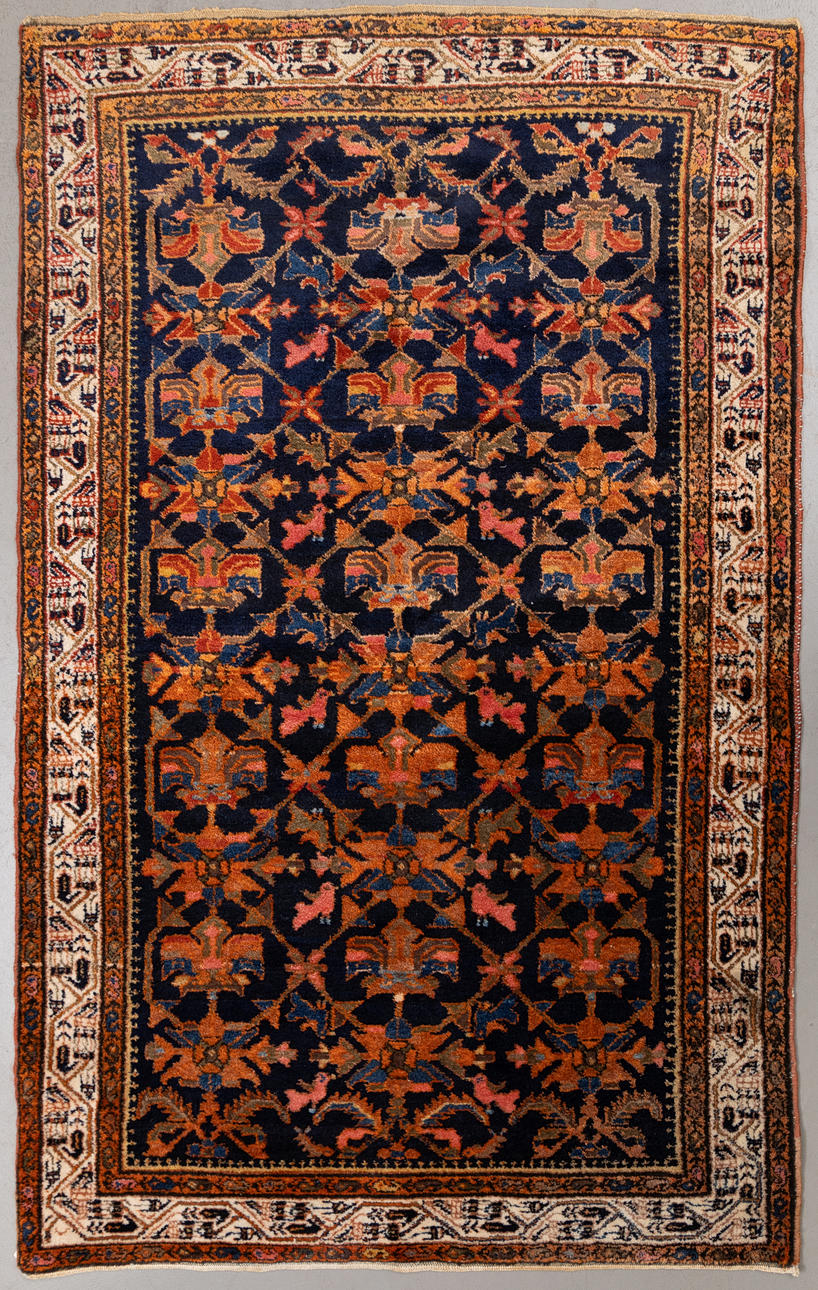 A CARPET, old Persian, 207 x 132 cm.