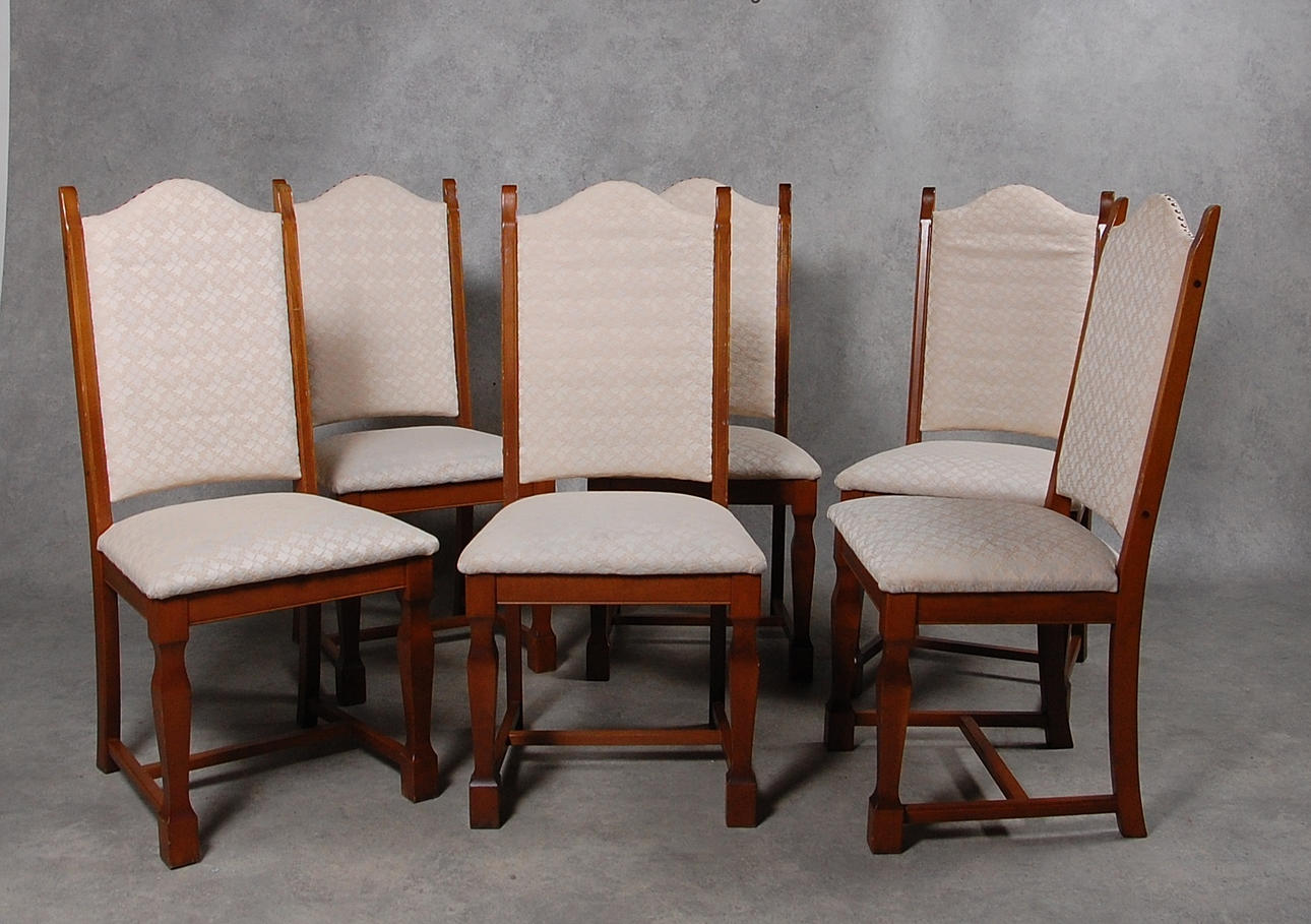 STOLAR 6 st barockstil, 1900-tal.