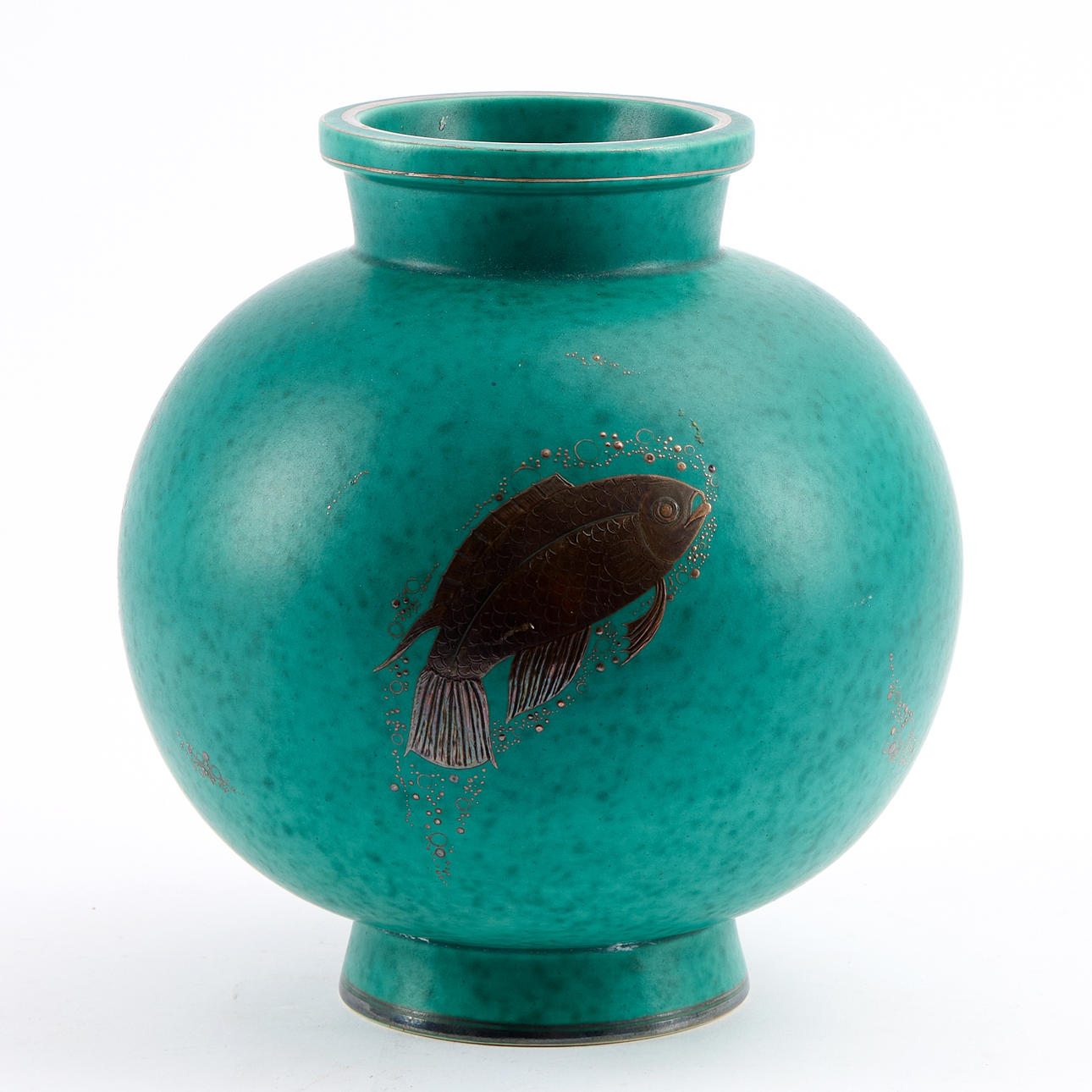 WILHELM KÅGE. Vase, „Argenta“, Gustavsberg.