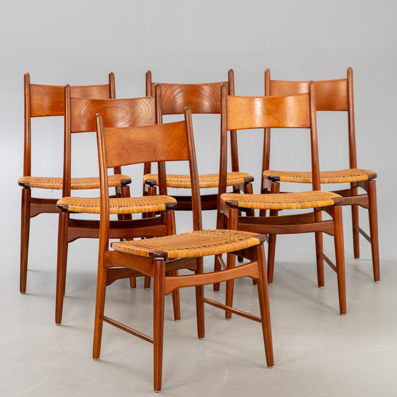 6 chairs, Germany, 1960s (6).