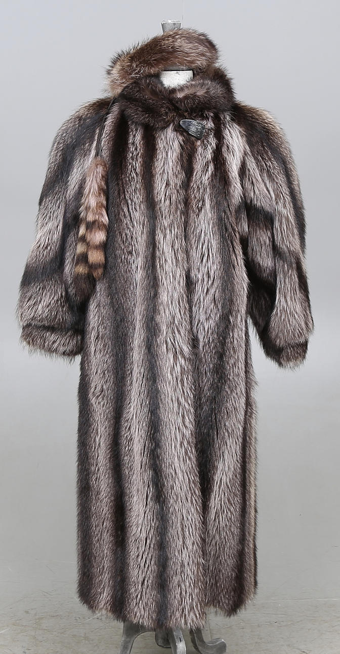 PÄLS och HUVUDBAND, Tvättbjörn, 1900-tal.