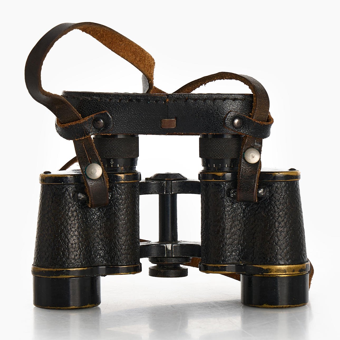 Rare 1914 Russian Carl Zeiss Riga 6x Military Binoculars - G.A.U. Prismen, WWI e